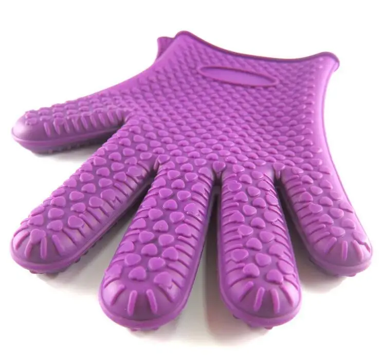 Oven Mitt Kitchen Golves Kitchen Grilling BBQ 5 Finger Heat Resistant
