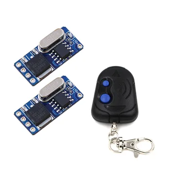 

3V 3.6V 3.7V 4.2V 5V 6V 7.4V 8V 9V 12V Micro Remote Switch Small Wireless Controller No Sound RF Receiver Transmitter315/433MHZ