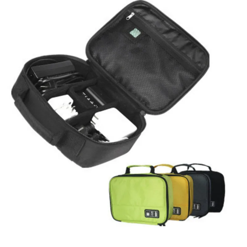

Hot Sales Travel Cable Bag Portable Digital Usb Gadget Organizer Charger Wire Cosmetic Zipper Storage Pouch Kit Case Accessories