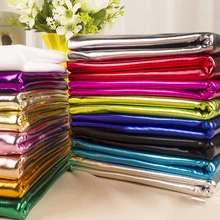 100*155 см, растягивается до Блестящий Золотой Фольга бронзового цвета спандекс ткань Материал искусственная кожа Глянцевая кожаная ткань для плетения браслетов, костюм для сцены, косплея, платье