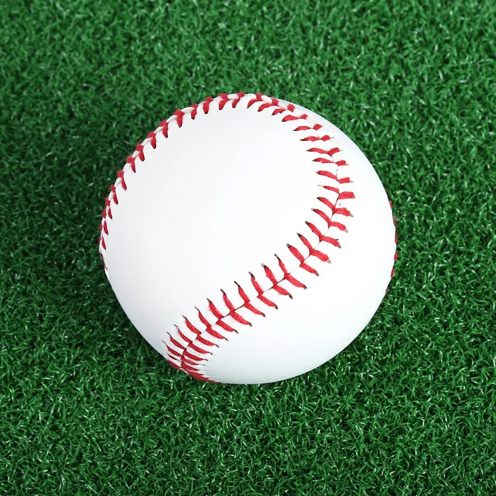 2,75 дюйм(ов) белый софтбол Бейсбол мяч ПВХ верхняя Резиновая внутренняя мягкая Бейсбол Мячи Практика Обучение Софтбол Бейсбол мяч