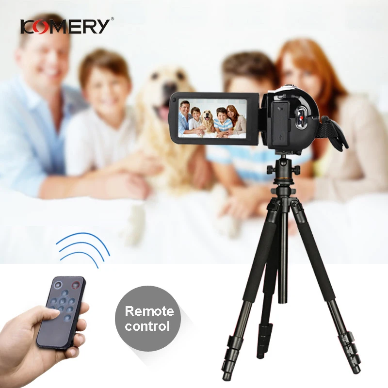 Оригинальная KOMERY видеокамера Full HD портативные цифровые видеокамеры 16X цифровой зум 3,0 \