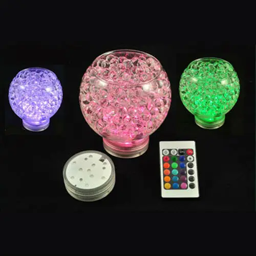 

2016 Brand New submersible led light (12 Pieces/lot) Battery operated for wedding decorations party supplies