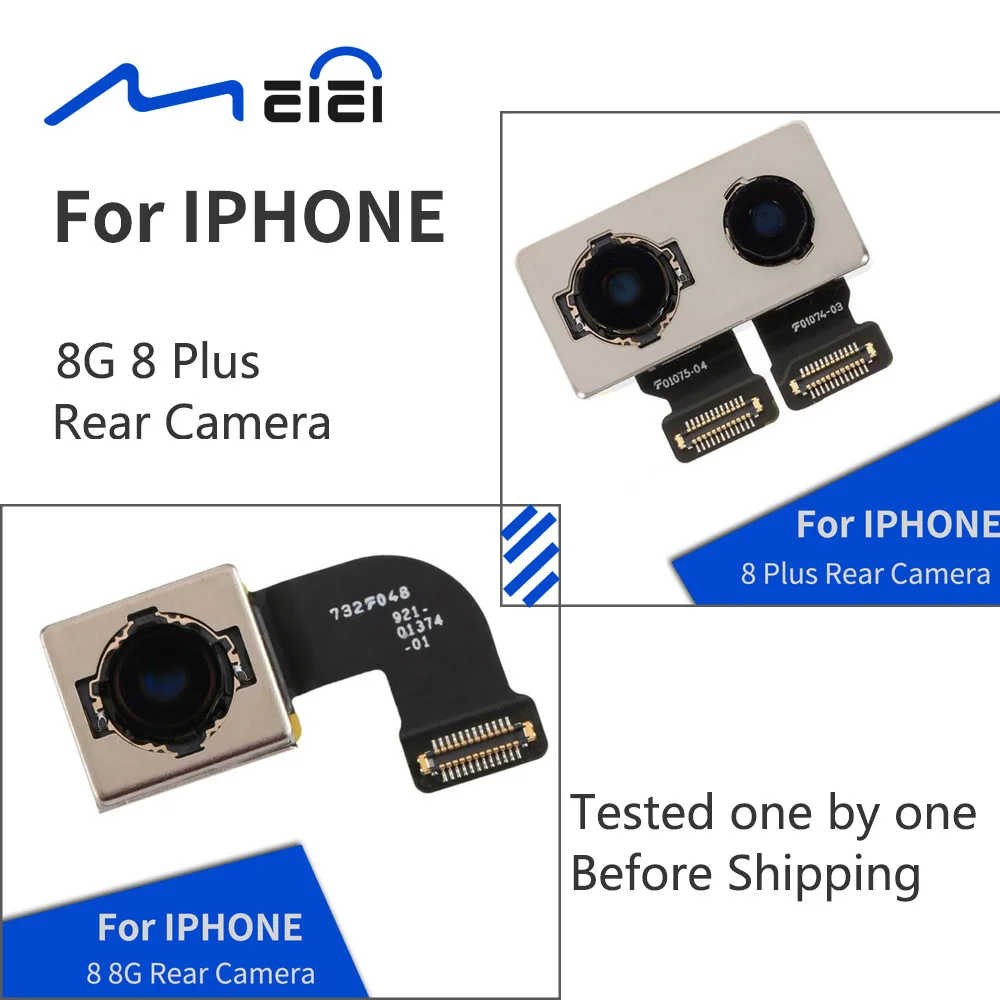 

Back Rear Camera Flex Cable Ribbon Module Lens Flash Repair Parts Replacement For iphone 8 8G 8 plus