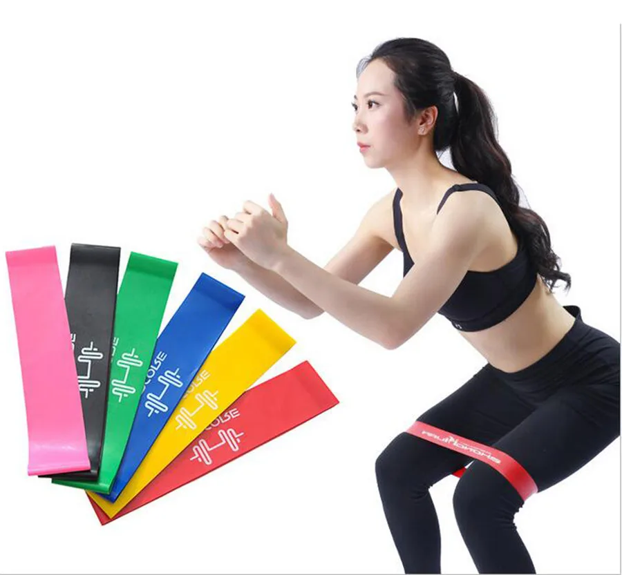 500mm 600mm Yoga Sports Resistance Bands For Pilates Training Workout Gym Woman Elastic Fitness Bands Mini Rubber Loop Ribbon (1)