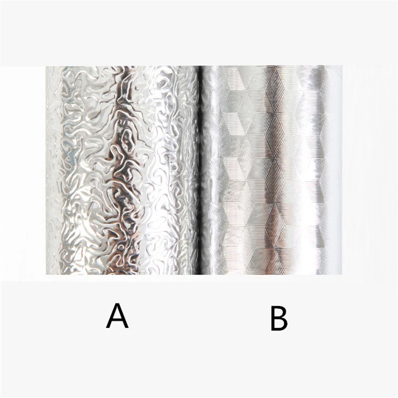 The Kitchen Wall Stove Oil-proof Aluminum Foil Stickers Anti-fouling High-temperature Self-adhesive Wallpaper Wall Sticker