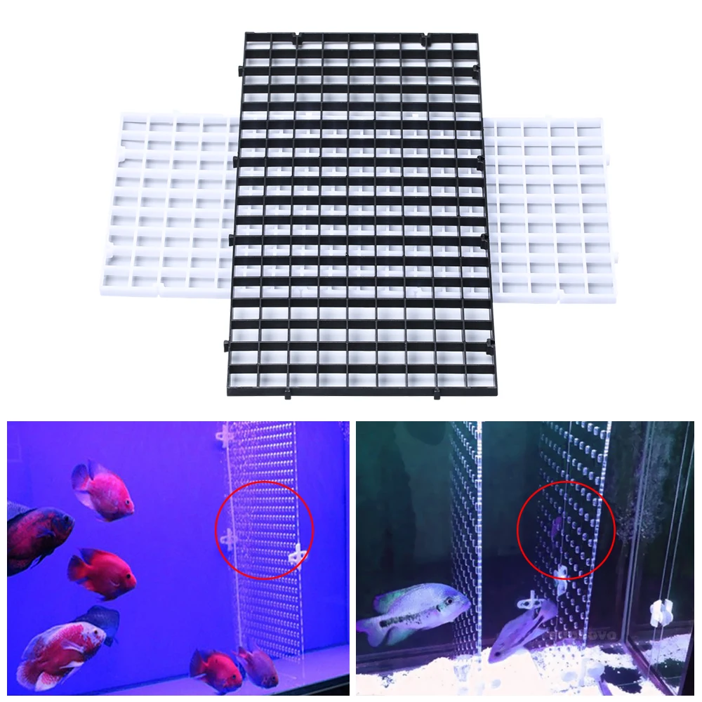 1/6 шт. аквариум фильтр дно изолировать доска разделитель держатель для бумаги рыбы сетки Разделитель-держатель лоток для яиц ящик садок для рыбы отдельный инструмент