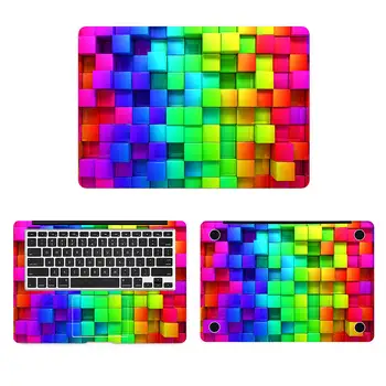 

Rainbow 3D Diamonds Full Body Cover Skin for Macbook Sticker Pro Air Retina 11 12 13 15.6 inch Mac Mi Surface Book Laptop Decal