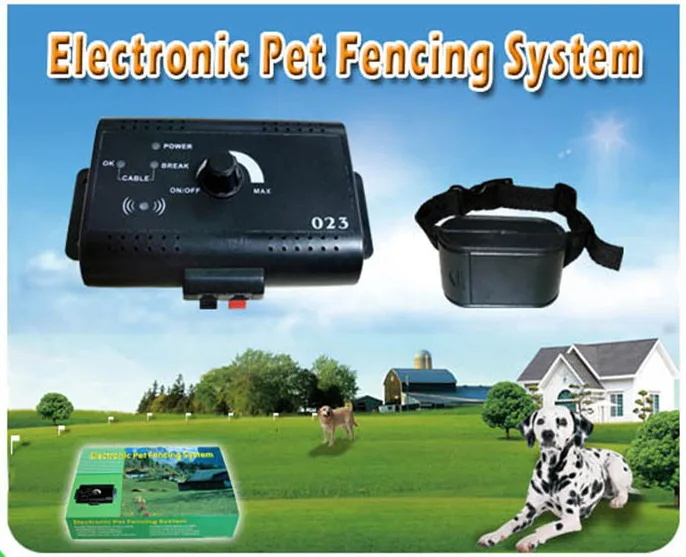 

Pet Dog Electric Fence With Waterproof Dog Electronic Training Collar Buried Electric Dog Fence Containment System