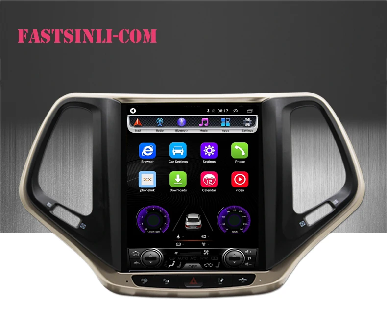Best Vertical screen Android  Car DVD Multimedia Player GPS for Jeep Cherokee 2014 2015 2016 2017 audio car radio stereo navigation 0