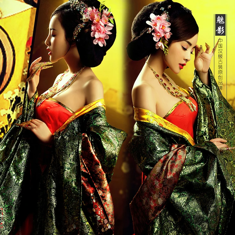 Мэй Ин великолепный элегантный костюм принцессы императрица Тан ханфу костюм красота женский костюм