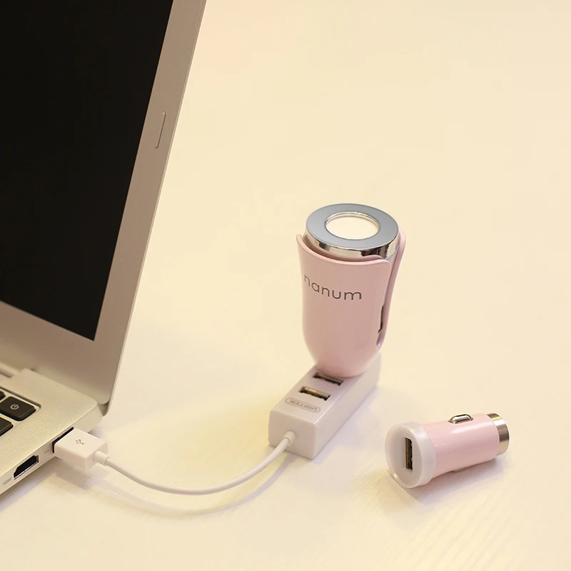  Car Aroma Diffuser Car Aromatherapy Mat Diffuser with Dual Power USB Car Charger 5-Color Selection