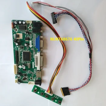 

Kit for LTN156AT15-C01 M.NT68676 40pin LED DIY 15.6" LG display 1366X768 DVI HDMI Monitor Panel LCD VGA Controller board