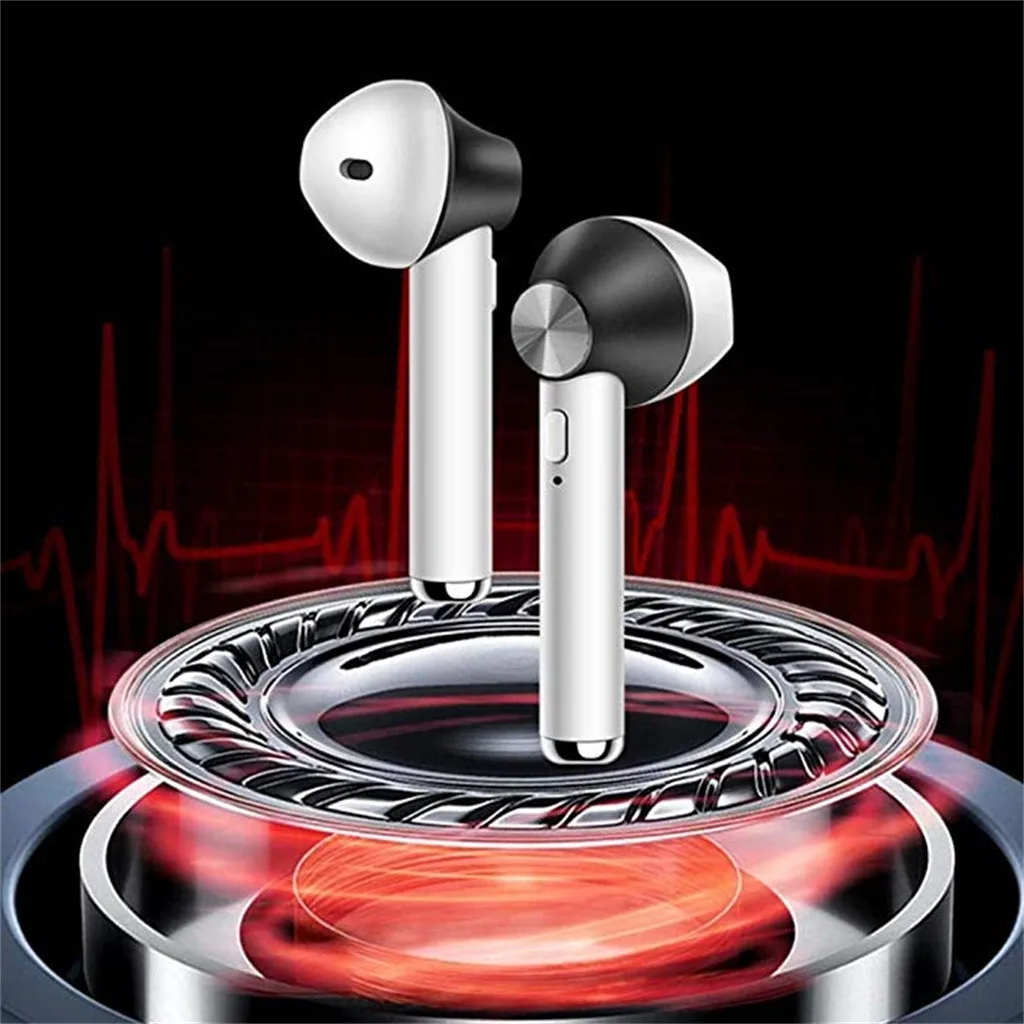 Для Huawei Samsung Xiomi Iphone TWS Беспроводная Bluetooth гарнитура стерео наушники с зарядным