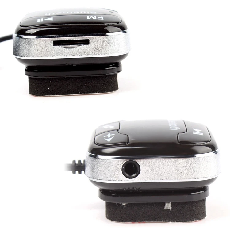 A2DP Car Kit Беспроводной Bluetooth fm-передатчик MP3-плееры 3.5 мм аудио AUX TF карты слотов+ Dual USB Автомобильное Зарядное устройство+ магнитные наклейки