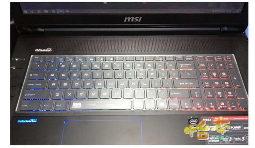 Прозрачная клавиатура из ТПУ чехол для MSI WT72 GS72 WS72 GL72 GT72 GT72VR GE72 GP72 PE70 GS70 GE73 GE73VR GF72 WS60 PE60 GE75 GF75 GS75