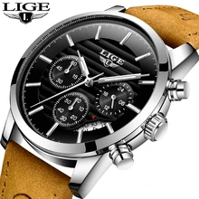 LIGE Mens Watches Top Brand Luxury Fashion Sport Quartz Wrist Watch Men Date Waterproof Man Business Watch Relogio Masculino men watch lige simple style brand new fashion casual model classic luxury waterproof quartz watch business watch relogio man