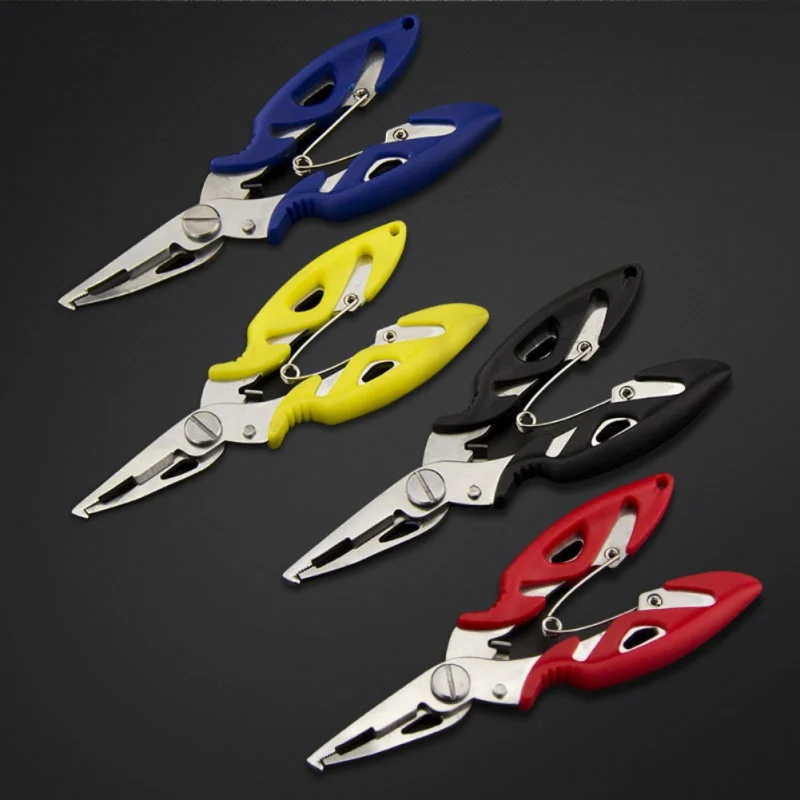 

1pc 2018 New Fishing Plier Line Lure Cutter Hook Remover Tackle Tool Cutting Scissors 4 colors