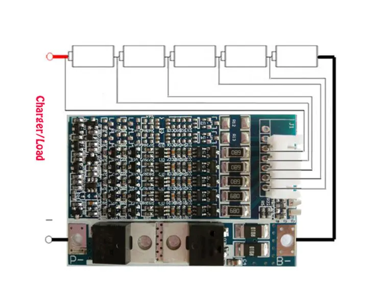 5S 12A 18 5 V li ion BMS PCM Защитная плата батареи bms pcm с балансировкой для литиевого