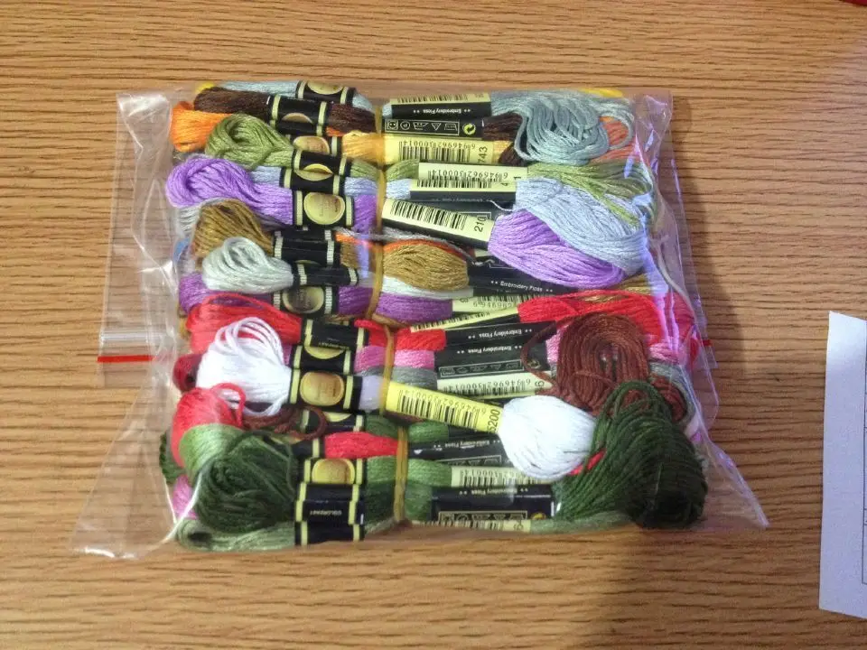 8TH CXC Cross Stitch Threads,100PIeces/Set radom color Cross Stitch