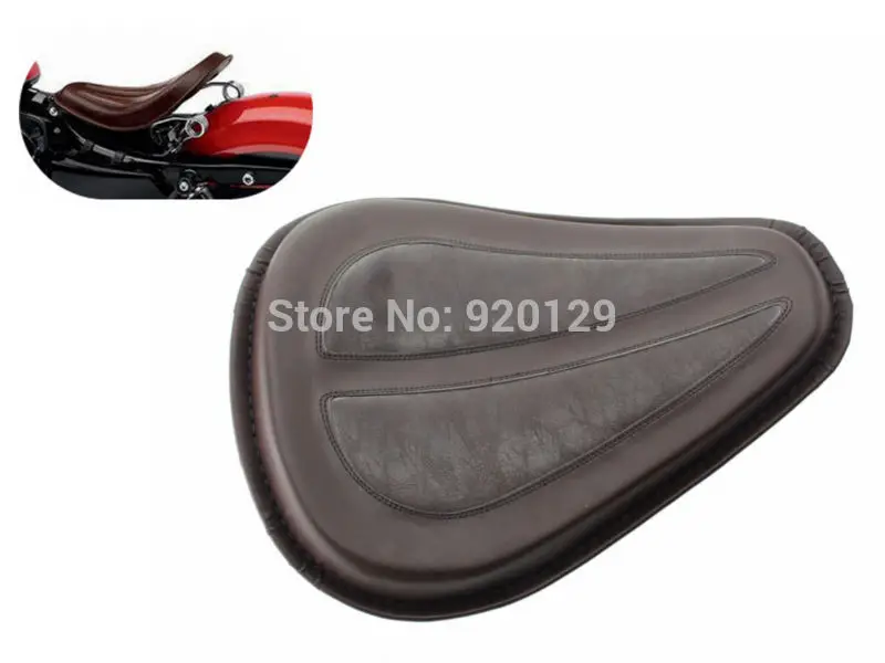 

Motorcycle Bikes Parts Brown Solo Seat Saddle Seat for Harley Dyna Fatboy Sportster Softail UNDEFINED