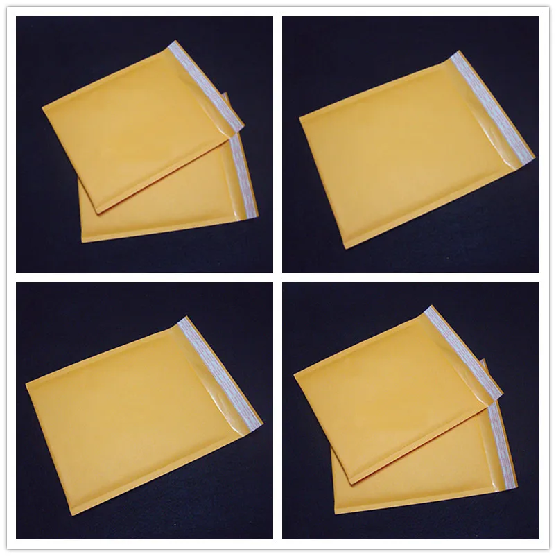 

1/5/10PCS Yellow Kraft Paper Bubble Envelopes Bags Mailers Padded Shipping Envelope With Bubble Mailing Bag Business Supplies