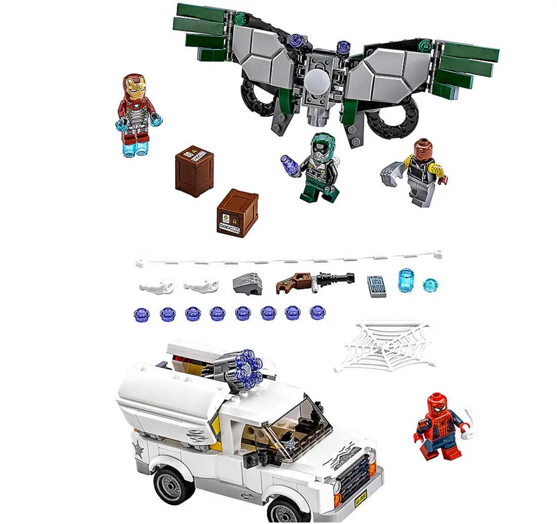 

10746 SpiderMan Super Heroes Beware The Vulture Building Kit Compatible With Legoings 76083