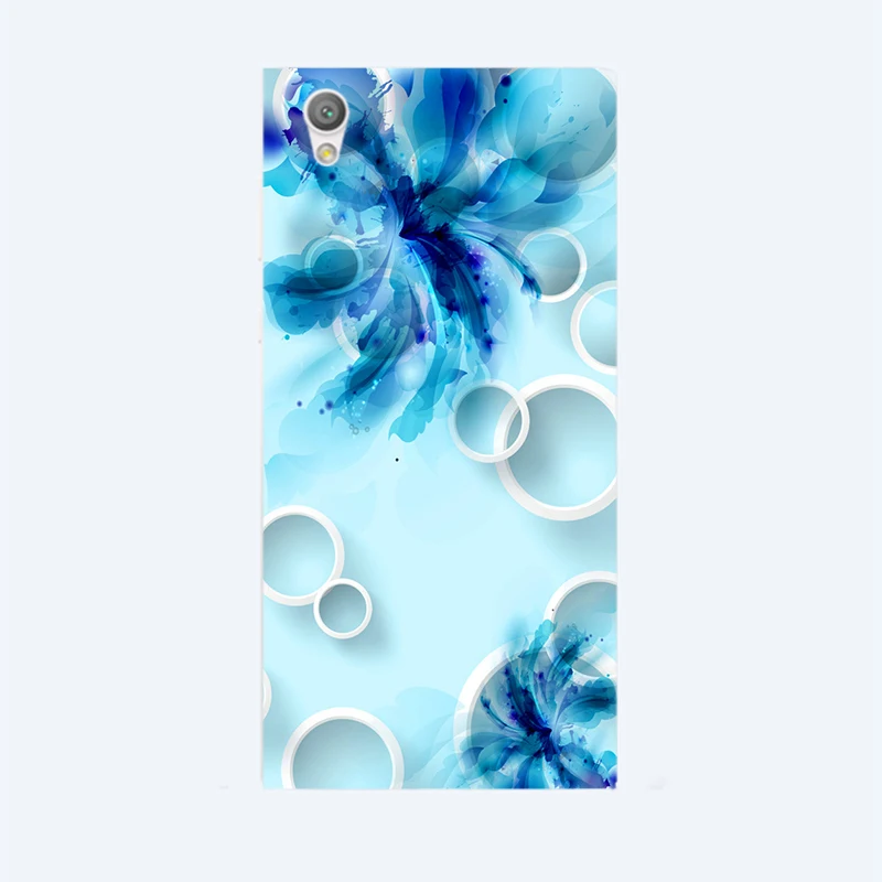 Мягкий силиконовый чехол из ТПУ для Xperia L1 G3311 G3312 с цветочным рисунком единорогом