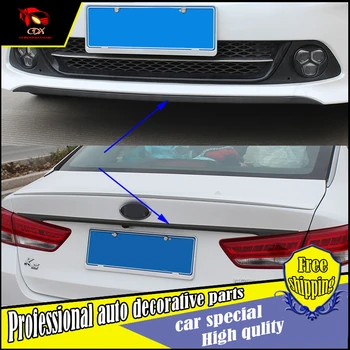 

Car Styling Rear Door Tail Gate front lower bumper button Trim For KIA K5 2016 front bumper Exterior tail door trim Decoration