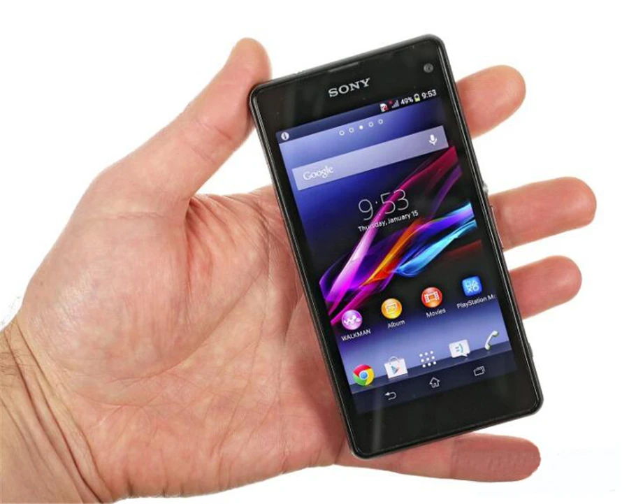 Сотовый телефон sony Xperia Z1 Compact D5503, 3G/4G, Android, четырехъядерный процессор, 2 Гб ОЗУ, экран 4,3 дюйма, 20,7 Мп, камера, wifi, gps, 16 Гб памяти