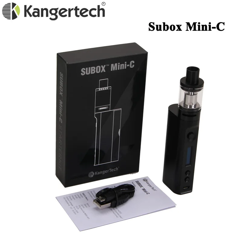 

Kanger Subox Mini-C Starter Kit 50W Kbox Mini C Box Mod Vape with 3ml Protank 5 Atomizer 0.5ohm SSOCC Kangertech Vaporizer