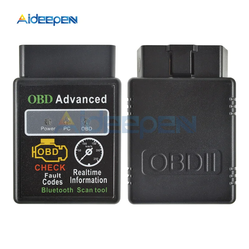 Мини ELM327 wifi Bluetooth V1.5 V2.1 OBD2 автомобильный диагностический сканирующий инструмент ELM 327 16Pin штекер-Женский кабель для Android OBDII протокол