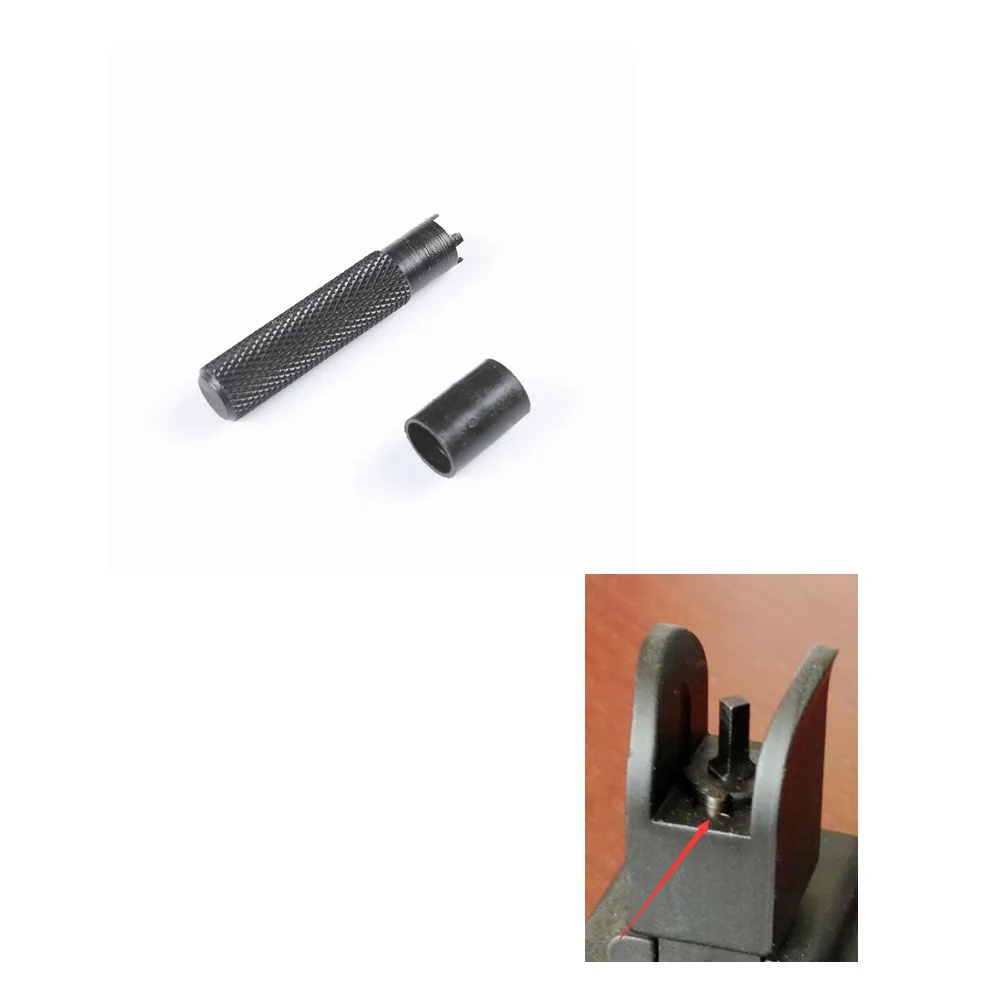 

1PC 50mm Long Hunting Weapons Gun Accessories Tactical Rifle Front Sight Tool Airsoft Scope Sight Adjustment Tool caza