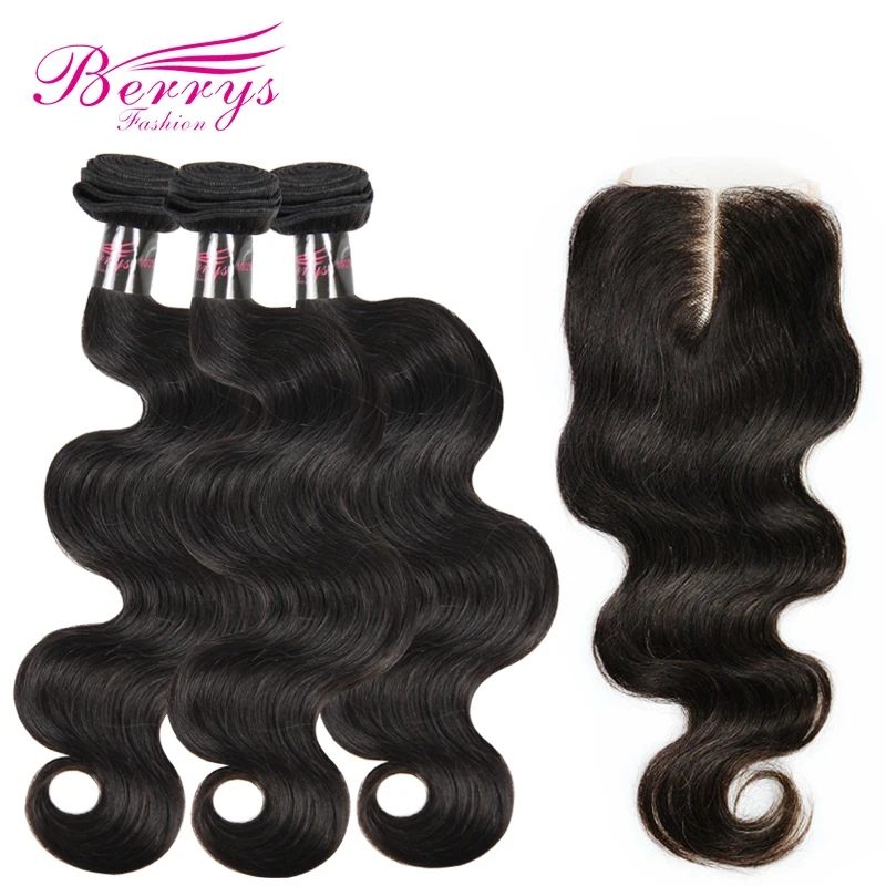 body wave bundles with closure peruvian