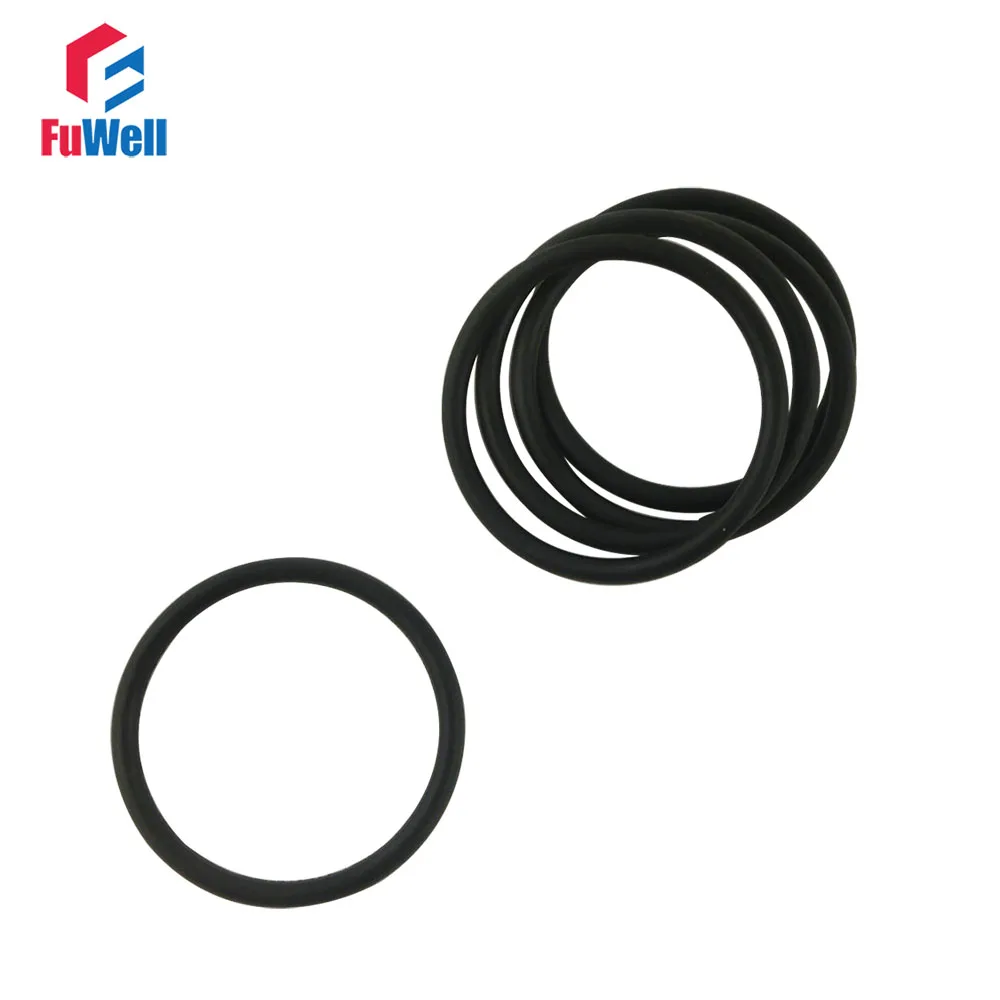 x 3.5mm Outer Diameter Silicon Rubber O Rings Seal Washer  12 to 46mm Outer Dia 