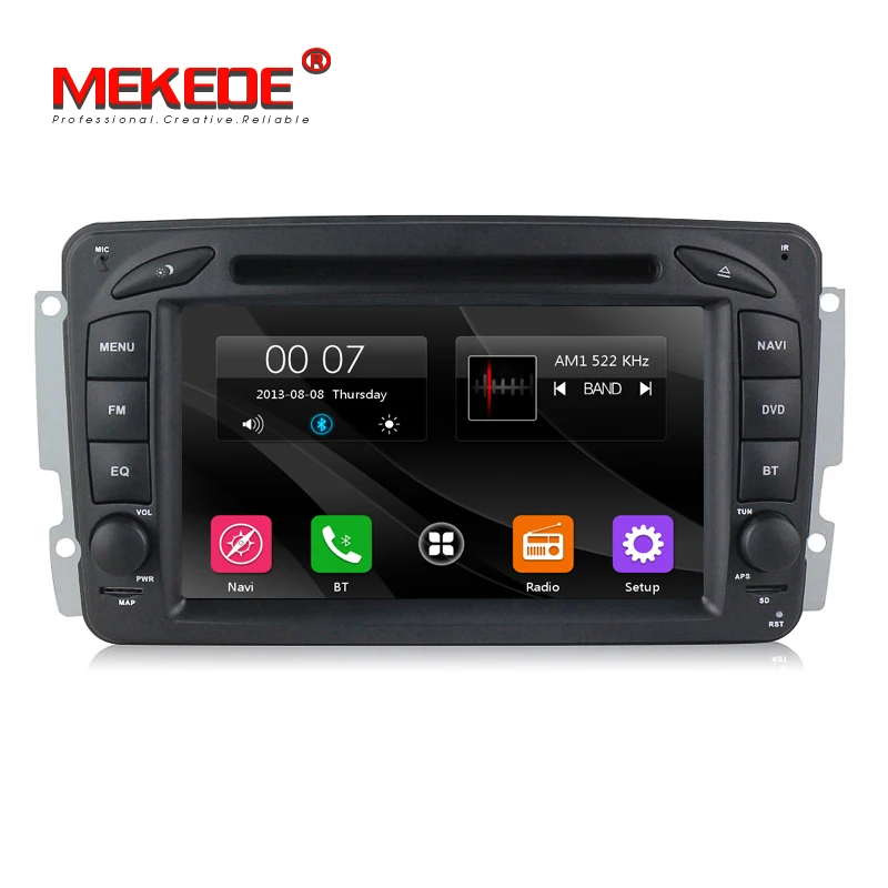 

Free shipping! Car dvd player radio audio For Mercedes Benz W209 W203 W168 ML W163 W463 Viano W639 Vito GPS navigation USB BT