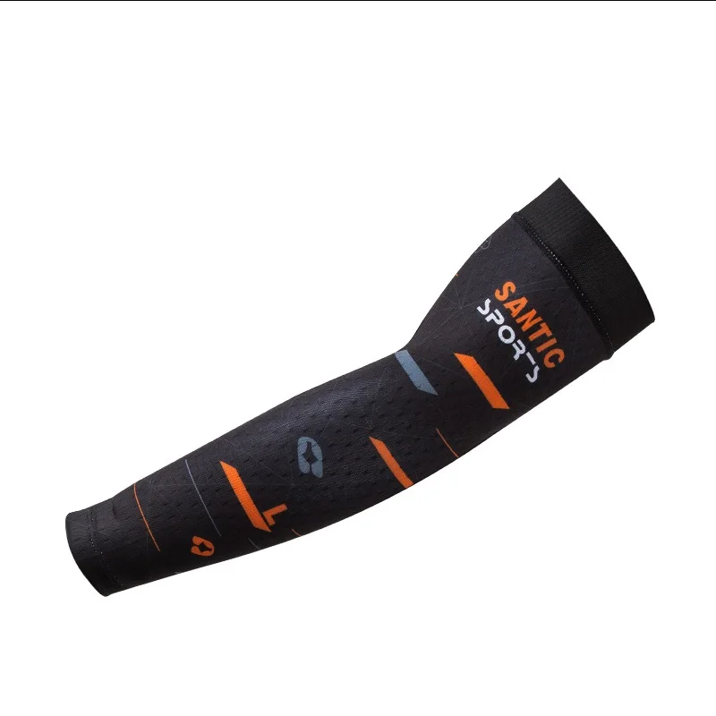 

Santic Arm Sleeves 2019 Cycling Arm Warmers Summer Outdoor Sport Baseball Basketball Bike Running Sleeves Armwarmers Anti UV