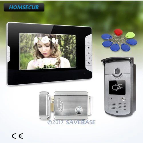 HOMSECUR 7inch Video Door Entry Call System with Keyfobs Unlocking Camera for House/ Flat HOMSECUR 7inch Video Door Entry Call System with Keyfobs Unlocking Camera for House/ Flat