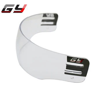 

2019 outside anti-scratch inside anti-fog clear hockey visor PC ice hockey visor winter sports