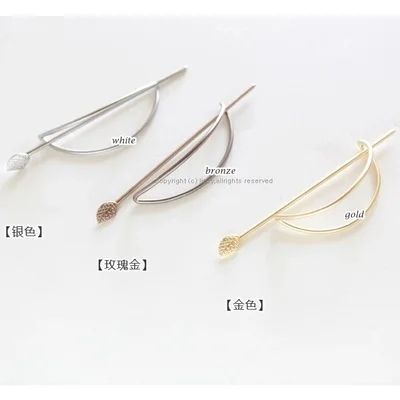 

Fashion women hair accessories hair pin pin metal hairband geometric triangle circle moon HAIR PIN BARRETTE girls called