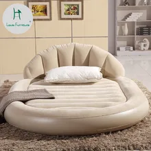 Луи мода надувные кровати круговой матрас спинки воздушной подушки двойной человек передаточный насос