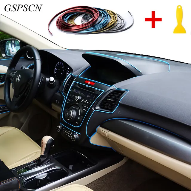 5Meter/pcs Plating Fluorsecence Car styling interior Gap Strip ... 5Meter/pcs Plating Fluorsecence Car styling interior Gap Strip ...