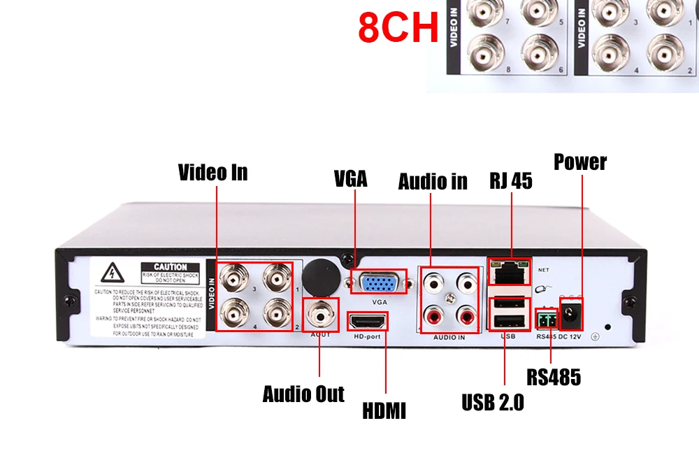 5 в 1 CCTV DVR 4CH 8CH AHD 4MP 3MP 1080P H.264 гибридный видеорегистратор для AHD TVI CVI аналоговая IP камера Onvif2.3