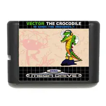 Vector In Sonic The Hedgehog 1 16 bit MD игровая карта для sega Mega Drive для Genesis