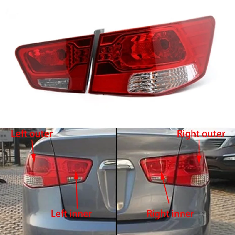 

1PCS Rear Light Tail Lamp Lamp housing For KIA FORTE 09-12 Rear Brake Light Tail Light Stop light tail lamp taillight taillamp