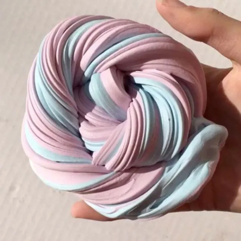 

60ML Dynamic Slime Fluffy Scented Mixing Cloud No Borax Slime Jumbo Clay Kids Clay Toy Lizun Glue Light Putty Antistress Mud