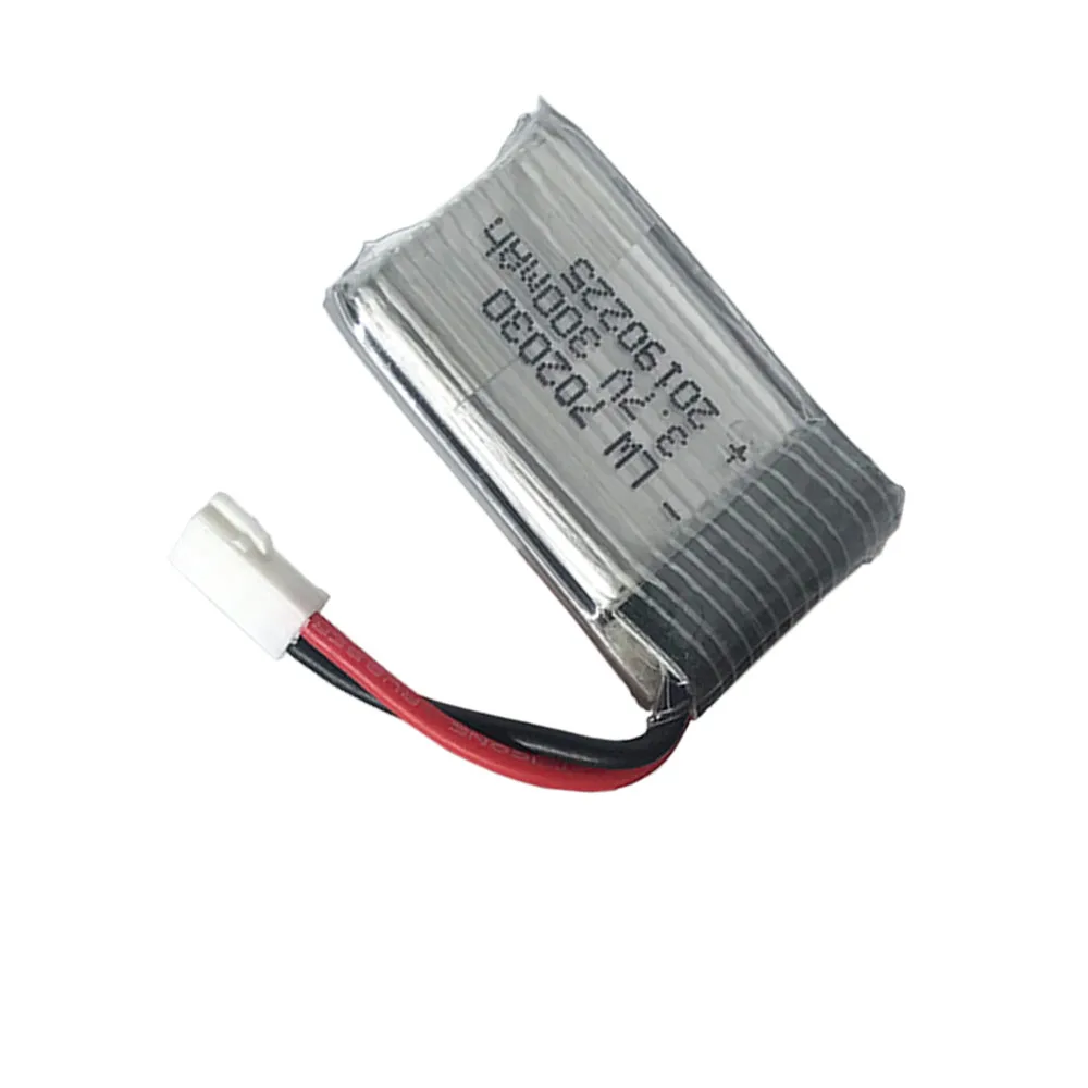 Литий полимерный аккумулятор 3 7 в 300 мАч для E55 FQ777 FQ17W Hubsan H107 Syma X11C Udi U816 U830 RC
