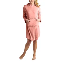 Зимняя повседневная женская пижама флисовая однотонная цветная Пижама утепленная с капюшоном и карманом, теплая одежда для сна, пижама mujer algodon verano