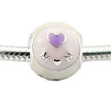 Бусины для изготовления ювелирных изделий DIY Стерлинговое серебро ювелирные изделия любовь мама Шарм 925 Berloque Perles Шарм