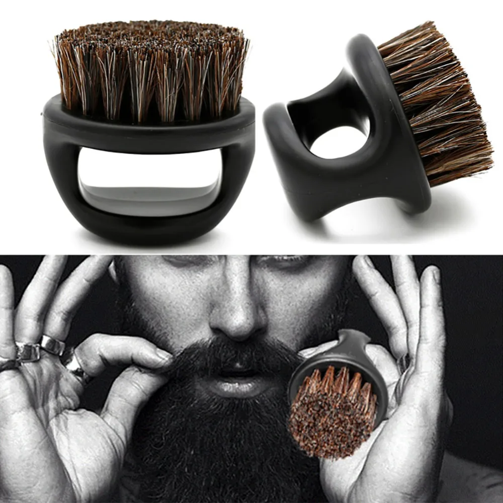 

Black ABS Plastic Bristle shaving brush beard brush scheerkwast barber brush brosse barbe cepillo barba szczotka do brody